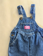 Load image into Gallery viewer, Oshkosh Denim Overalls Pink Label 2t
