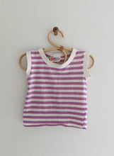 Load image into Gallery viewer, McKids Purple Striped Top 2t
