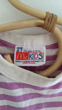 Load image into Gallery viewer, McKids Purple Striped Top 2t
