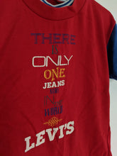 Load image into Gallery viewer, Levi&#39;s Red &quot;Only One Jeans&quot; Tee 4/5y
