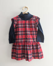Load image into Gallery viewer, Sears Plaid Dress 3-4y
