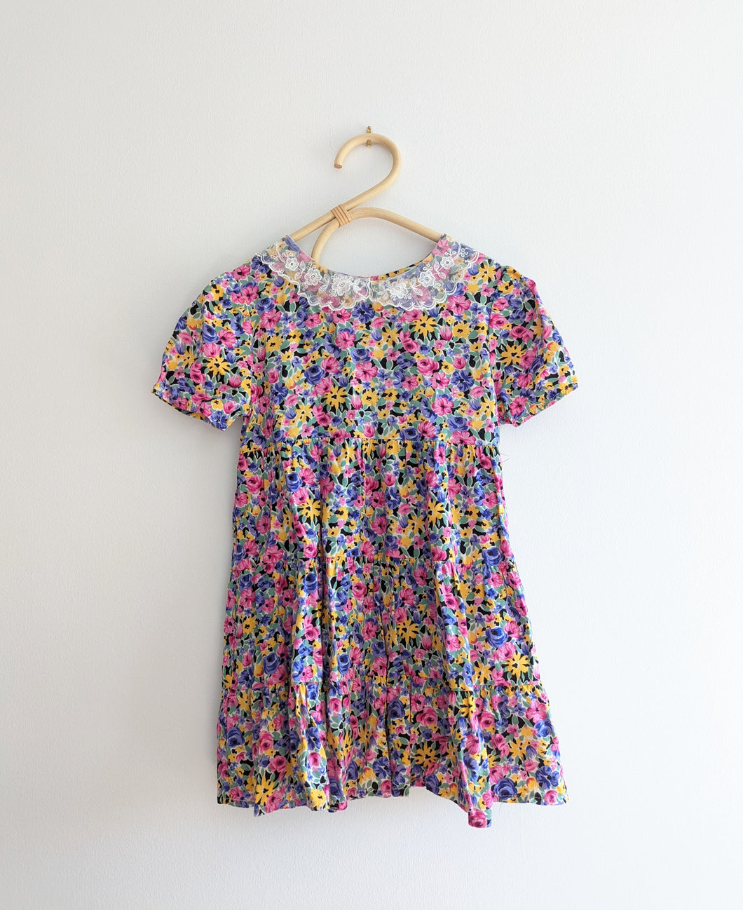 90s Floral Mini Dress 5-6y