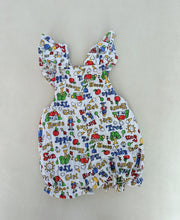 Load image into Gallery viewer, Healthtex 70s Print Romper 12m
