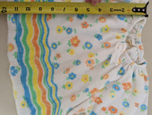 Load image into Gallery viewer, Flower + Rainbow Stripe Terry Top 18m
