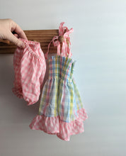 Load image into Gallery viewer, Pastel Gingham Top 2t

