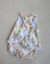 Load image into Gallery viewer, Handmade Floral Kitty Outfit 2t
