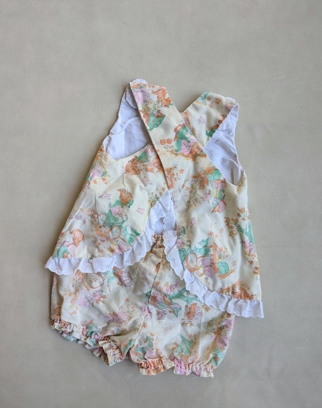 Handmade Floral Kitty Outfit 2t