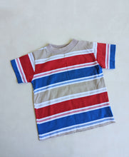 Load image into Gallery viewer, Healthtex Blue + Red Stripe Tee 4-5y
