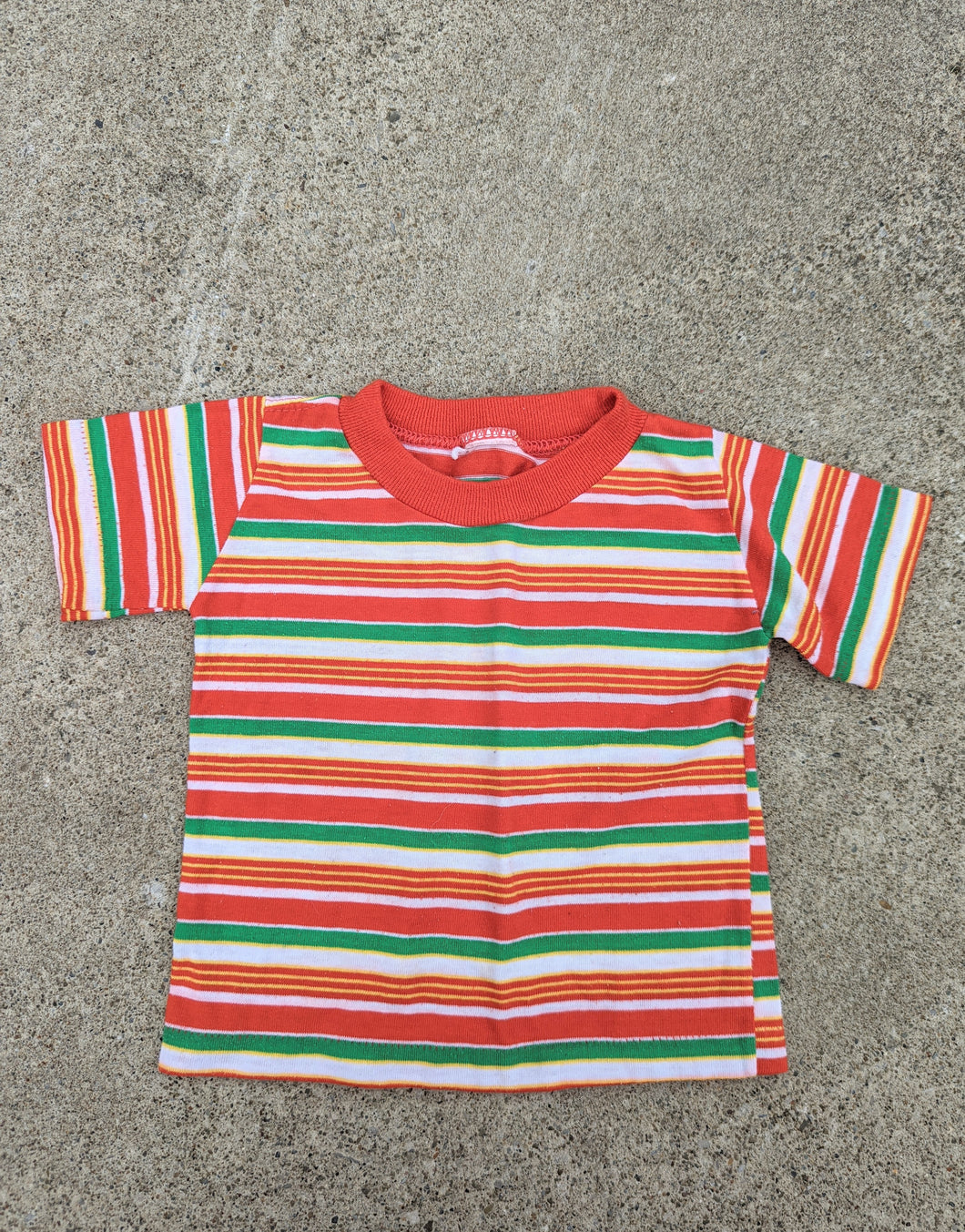 Red Striped Ringer Tee 18-24m