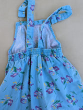 Load image into Gallery viewer, Oshkosh Blue Floral Skirtall Dress 3-4y
