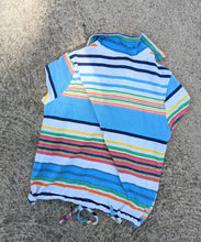 Load image into Gallery viewer, Striped Collared V neck Top 6-7y
