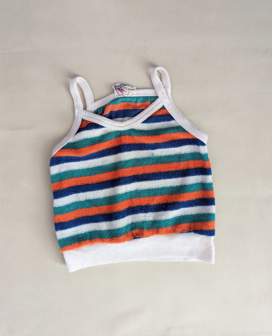 Striped Terry Tank 3-4y