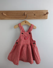 Load image into Gallery viewer, Oshkosh Red Stripe Skirtall Dress 3t
