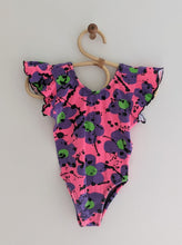 Load image into Gallery viewer, Neon Floral Ink Bodysuit 2t
