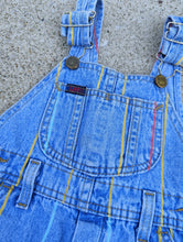 Load image into Gallery viewer, Lee Striped Denim Overalls 2t
