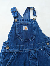 Load image into Gallery viewer, Carhartt Denim Double Knee Overalls 2t
