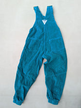 Load image into Gallery viewer, Oshkosh Teal Corduroy Overalls 4t
