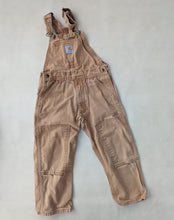 Load image into Gallery viewer, Carhartt Double Knee Tan Overalls 4t
