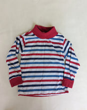 Load image into Gallery viewer, Maroon Striped Turtleneck 2-3y
