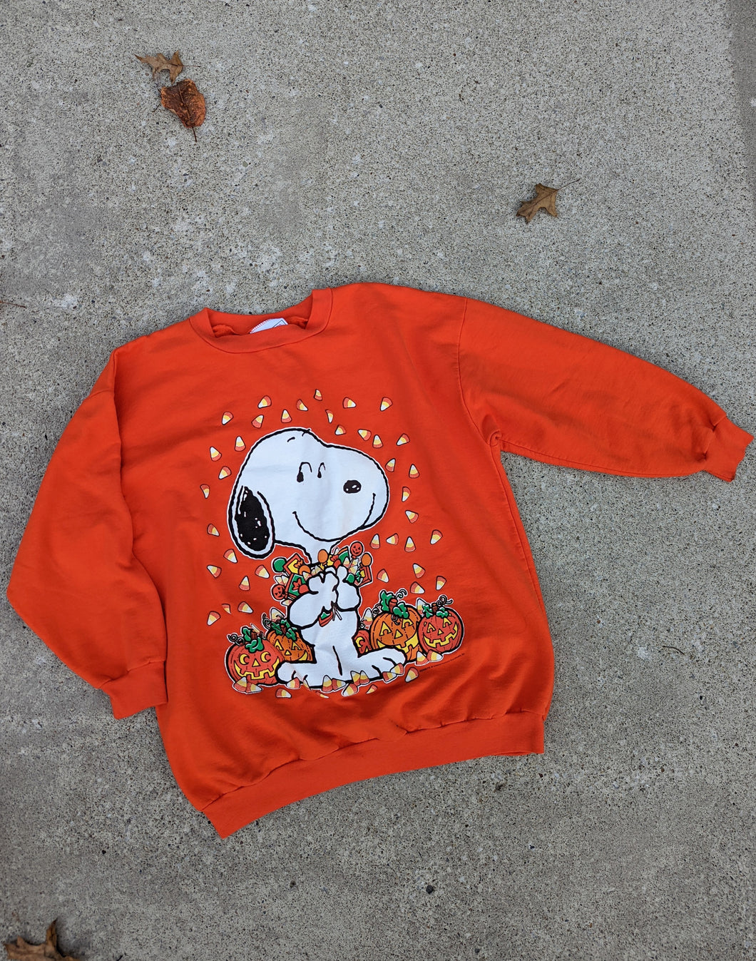 Snoopy Halloween Adult Sweatshirt L/XL