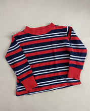 Load image into Gallery viewer, Healthtex Red Striped Mockneck Top 3-4y
