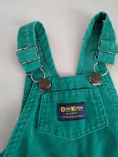 Load image into Gallery viewer, Oshkosh Green Corduroy Overalls 18-24m
