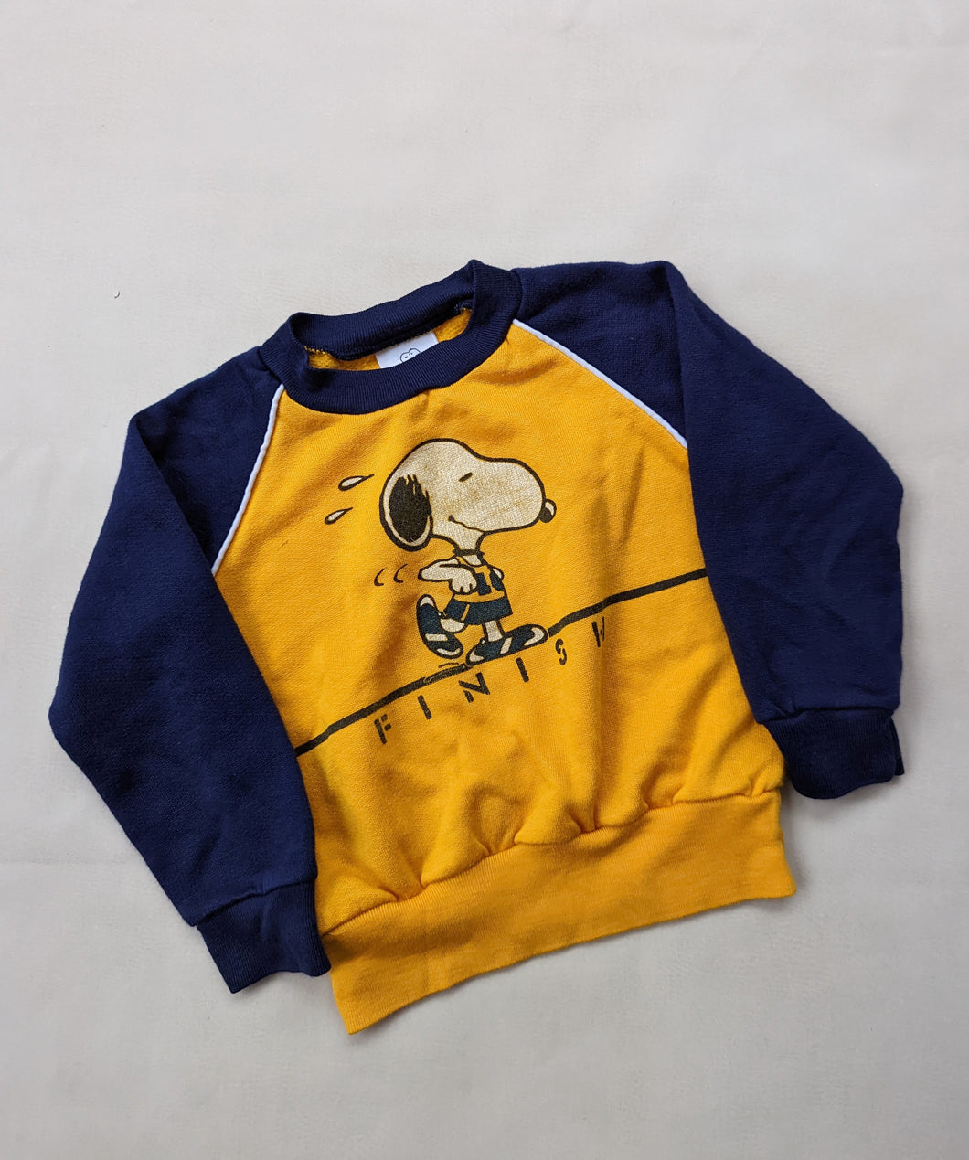 Snoopy Finish Line Sweatshirt 3t