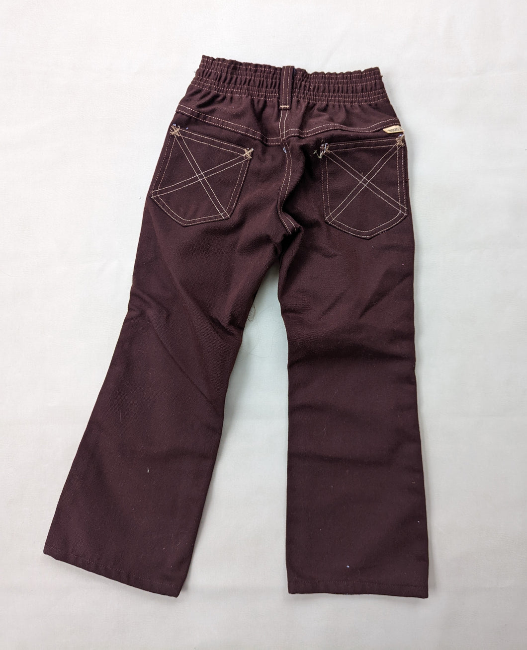 Sears TOUGHSKINS Brown Flare Pants 7-8y