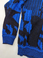 Load image into Gallery viewer, McKids Black &amp; Blue Sweater 5-6y
