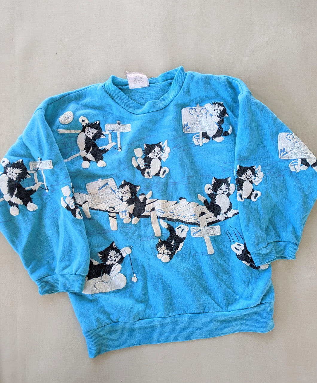 Spumoni Cat Sweatshirt 7-9y