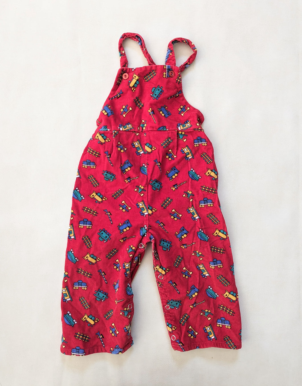 Toddletime Trains Overalls 18m