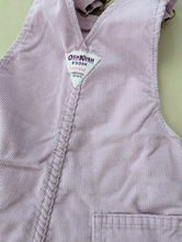 Load image into Gallery viewer, Oshkosh Lilac Cord Overalls 3-4y
