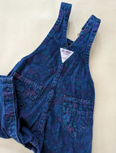 Load image into Gallery viewer, Oshkosh Denim Floral Overalls 12/18m
