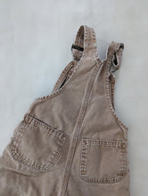 Load image into Gallery viewer, Carhartt Tan Double Knee Overalls 3t
