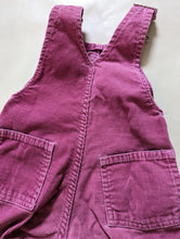 Load image into Gallery viewer, Oshkosh Magenta Cord Overalls 3-4y
