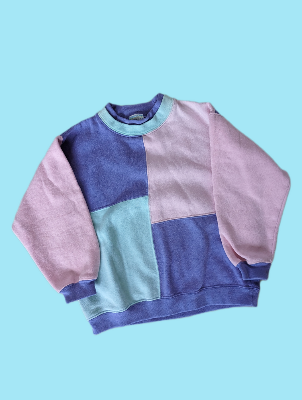 Colorblock Pastel Sweatshirt 5y