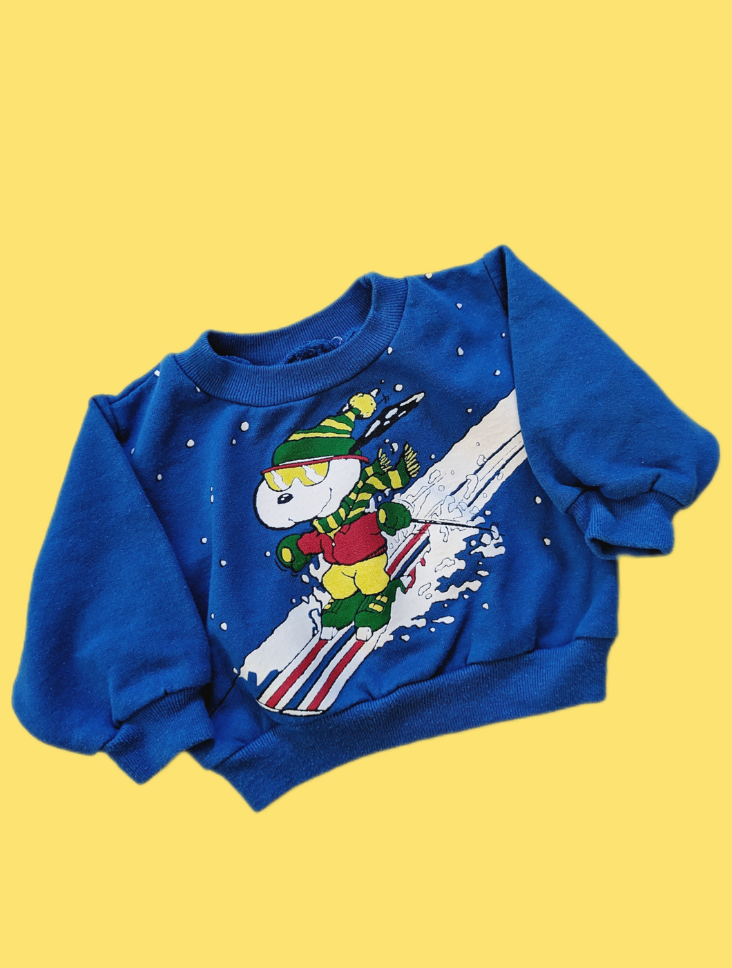 Snoopy Ski Sweatshirt 3/6m