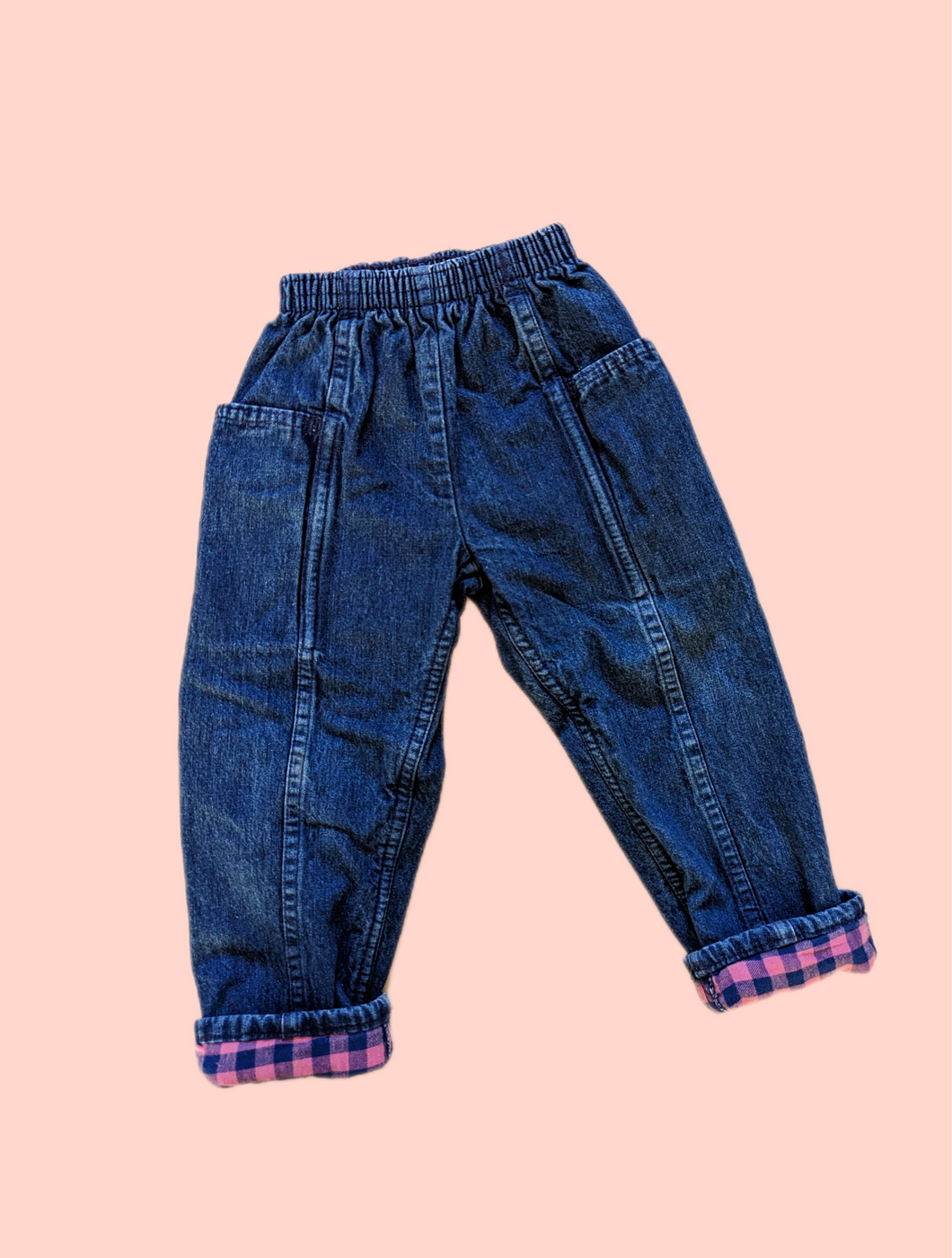 Oshkosh Flannel Lined Side Pocket Jeans 3t