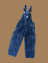 Load image into Gallery viewer, Carhartt Denim Double Knee Overalls 5y
