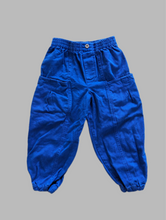 Load image into Gallery viewer, 90s Blue Joggers 4t
