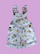 Load image into Gallery viewer, Cutecumber Butterfly Shortalls 3-4y
