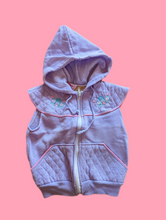 Load image into Gallery viewer, Purple Hooded Vest 5-6y
